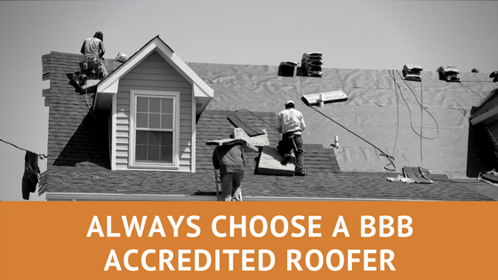 Always Choose A BBB Accredited Roofer - In Awe Roofing